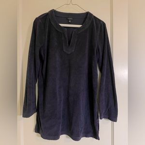 Cotton/poly swim cover up